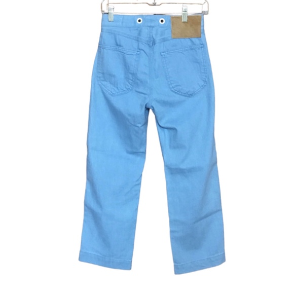 Rag & Bone Crop Grommet Jeans Powder Blue - Picture 3 of 11